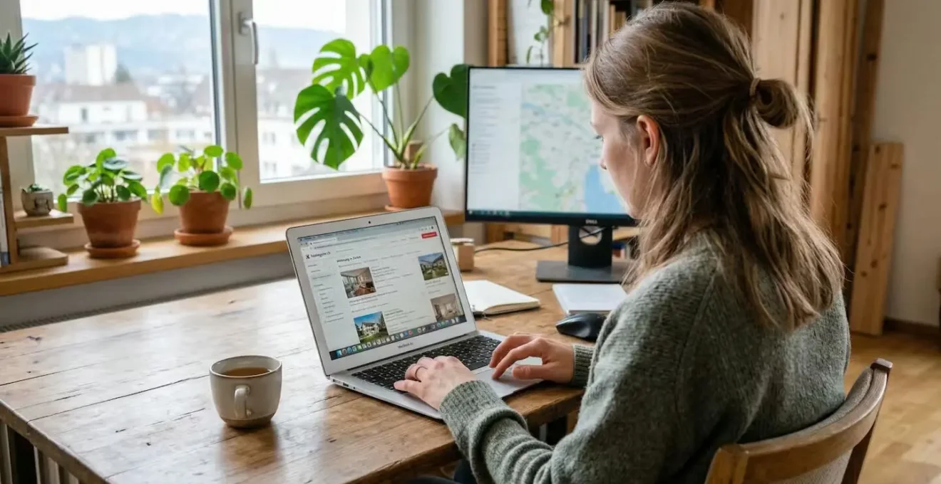 Écran de recherche immobilière avec filtres de performance énergétique activés